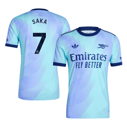 SAKA #7 Arsenal Derde Thuisshirt 2024/25 Authentiek