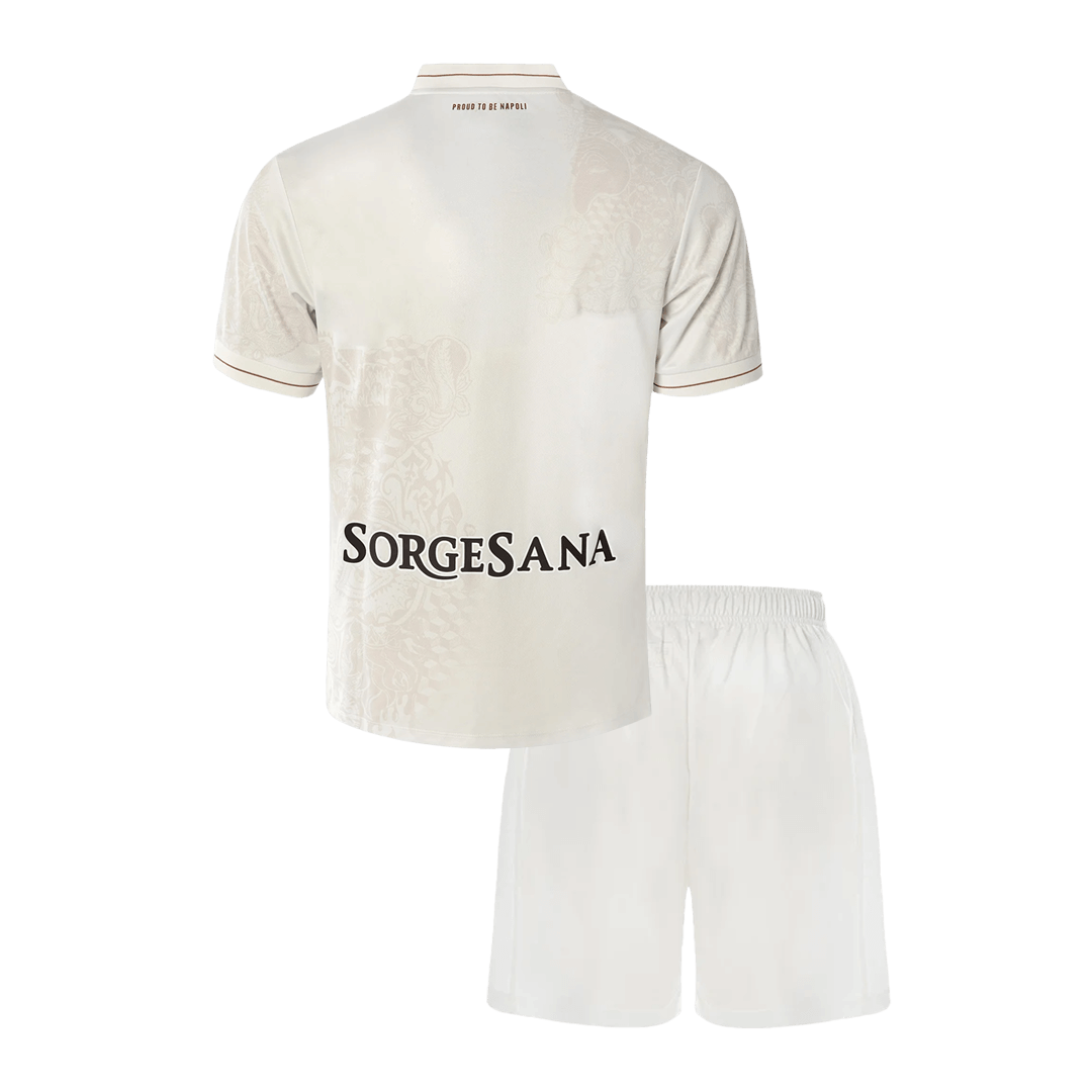 Napels Uitshirt Kit 2025/26 Junior Wit