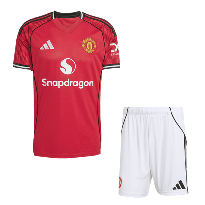 Manchester United Thuisshirt Tenue 2025/26 Rood