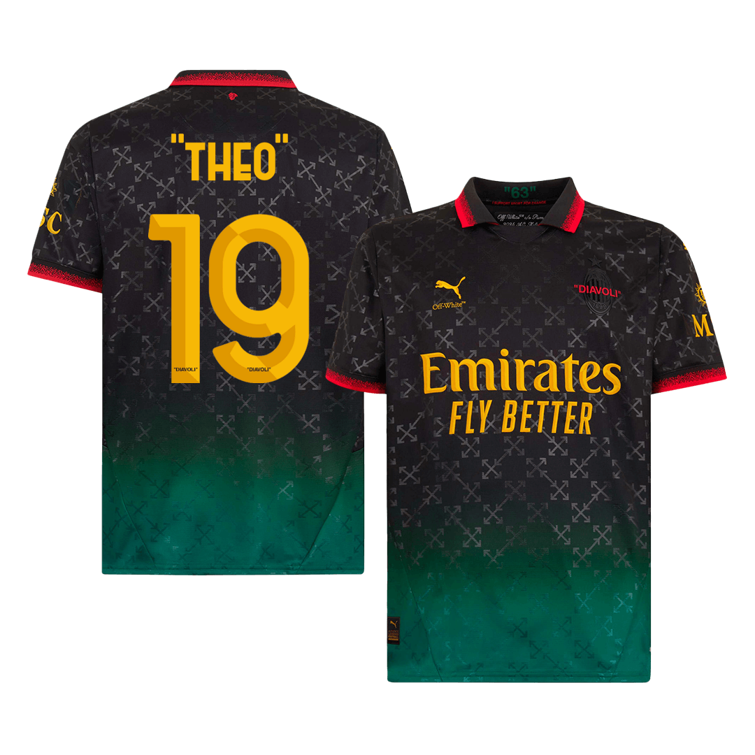 THEO' #19 AC Milan Vierde Shirt 2024/25