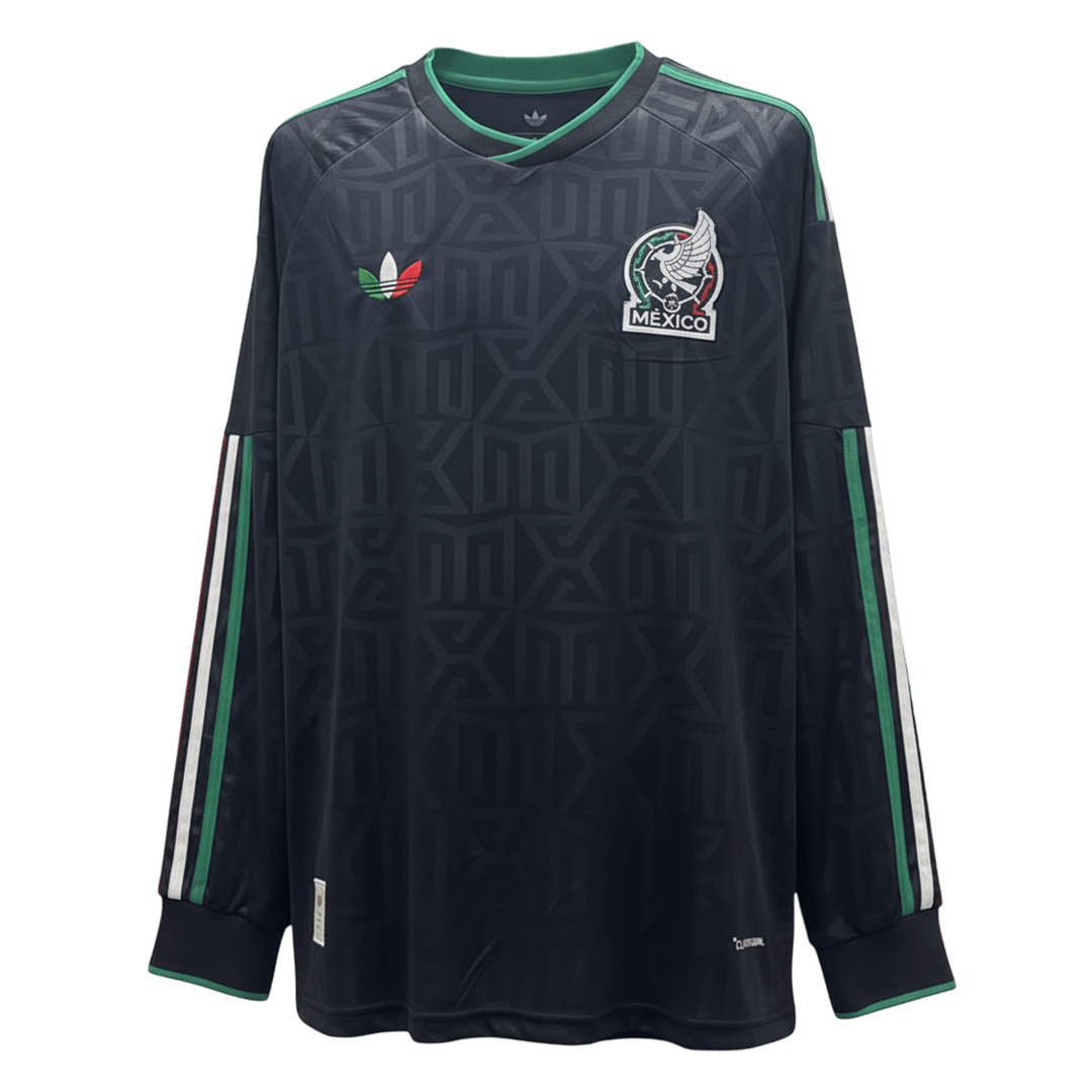 Mexico Shirt Lange Mouwen - Wereldbeker 2026 Zwart