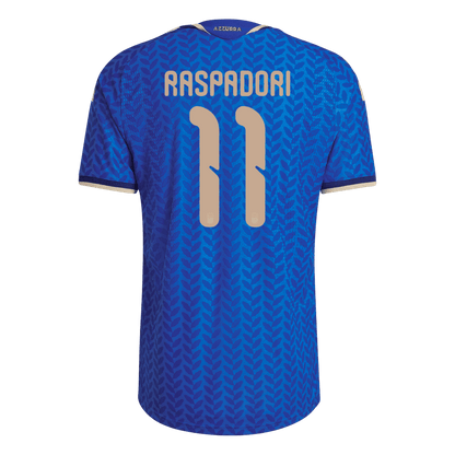 RASPADORI #11 Italië Thuis Wereldkampioenschap 2026 Shirt Blauw Speler