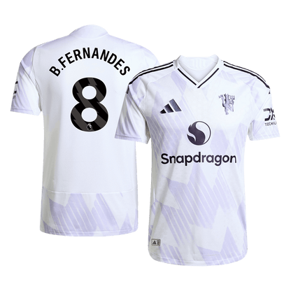B.FERNANDES #8 Manchester United Uit Thuisshirt 2025/26 Authentiek