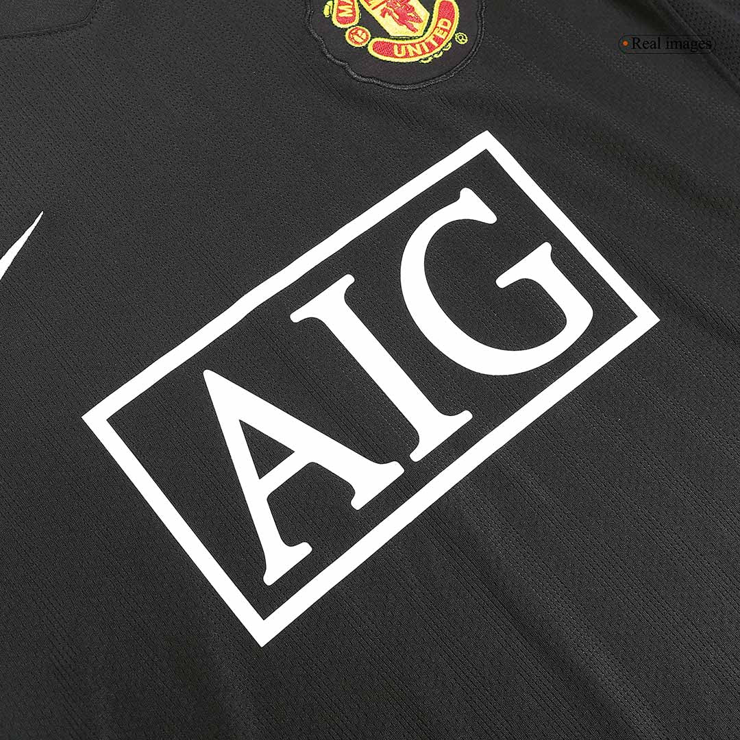 Retro Manchester United Uitshirt Lange Mouwen 2007/08