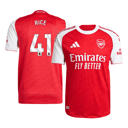 RIJST #41 Arsenal Thuis Shirt 2025/26 Authentiek