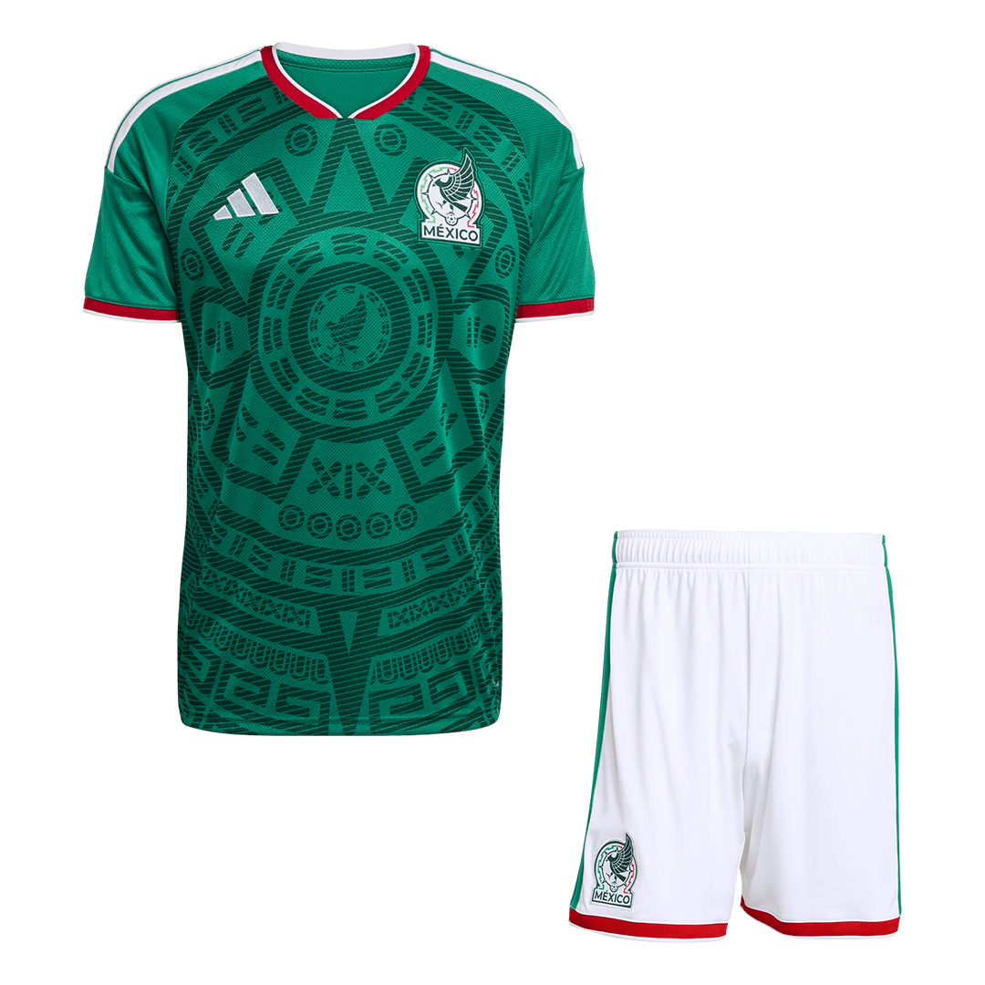Mexico Thuisshirt Kit - Wereldbeker 2026 Groen