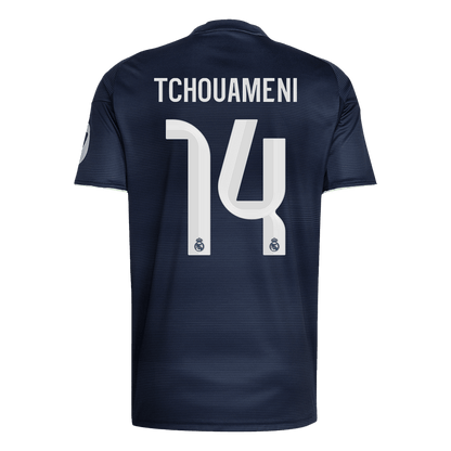 TCHOUAMENI #14 Real Madrid Uitshirt 2025/26 Marineblauw