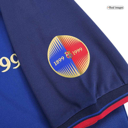 KLUIVERT #9 Retro Barcelona Thuis Shirt 1999/00 - 100e Verjaardag