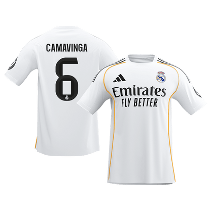 CAMAVINGA #6 Real Madrid Thuisshirt 2025/26 Wit - Super