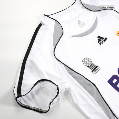 SERGIO RAMOS #4 Retro Real Madrid Thuisshirt 2006/07