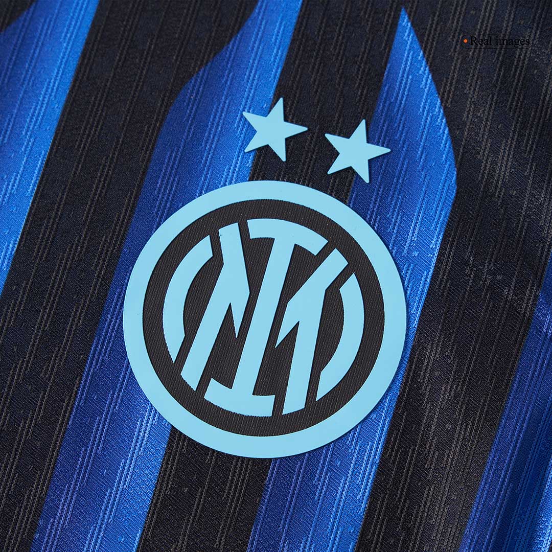 PAVARD #28 Inter Milan Thuisshirt 2025/26 Blauw&Zwart Authentiek