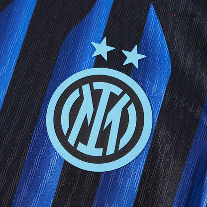 PAVARD #28 Inter Milan Thuisshirt 2025/26 Blauw&Zwart Authentiek