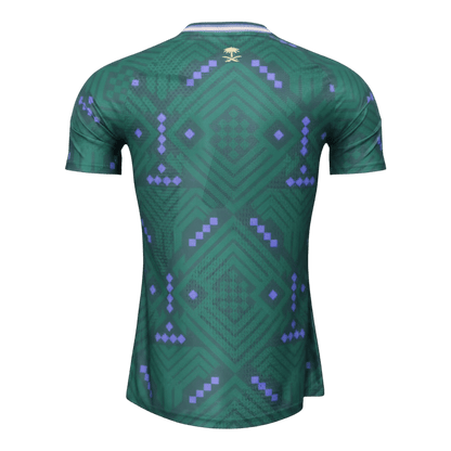 Saoedi-Arabië Thuisshirt - Wereldkampioenschap 2026 Groene Speler