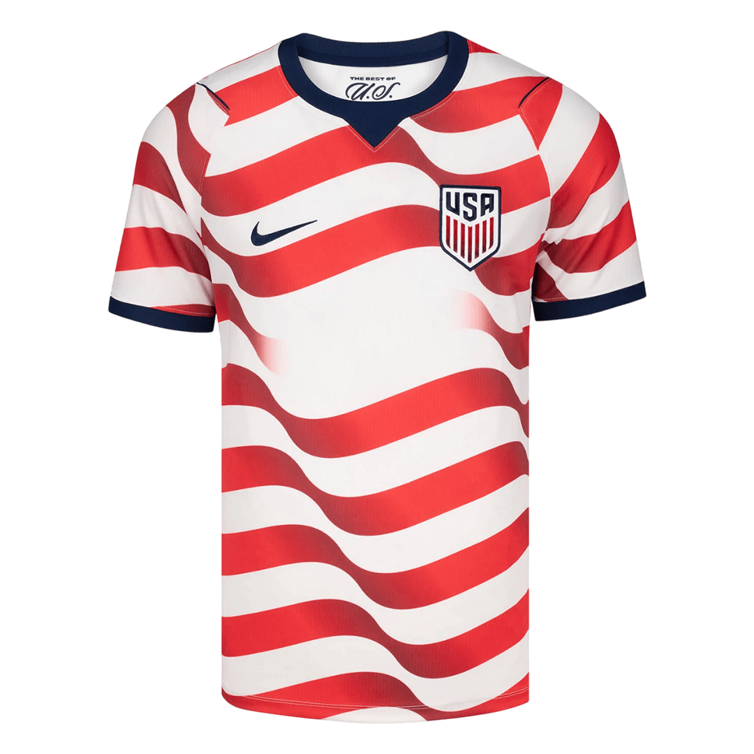 Verenigde Staten Thuisshirt - Wereldkampioenschap 2026 Rood&Wit Grote Maat