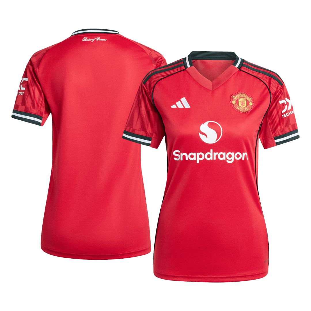 Manchester United Thuisshirt Dames 2025/26 Rood