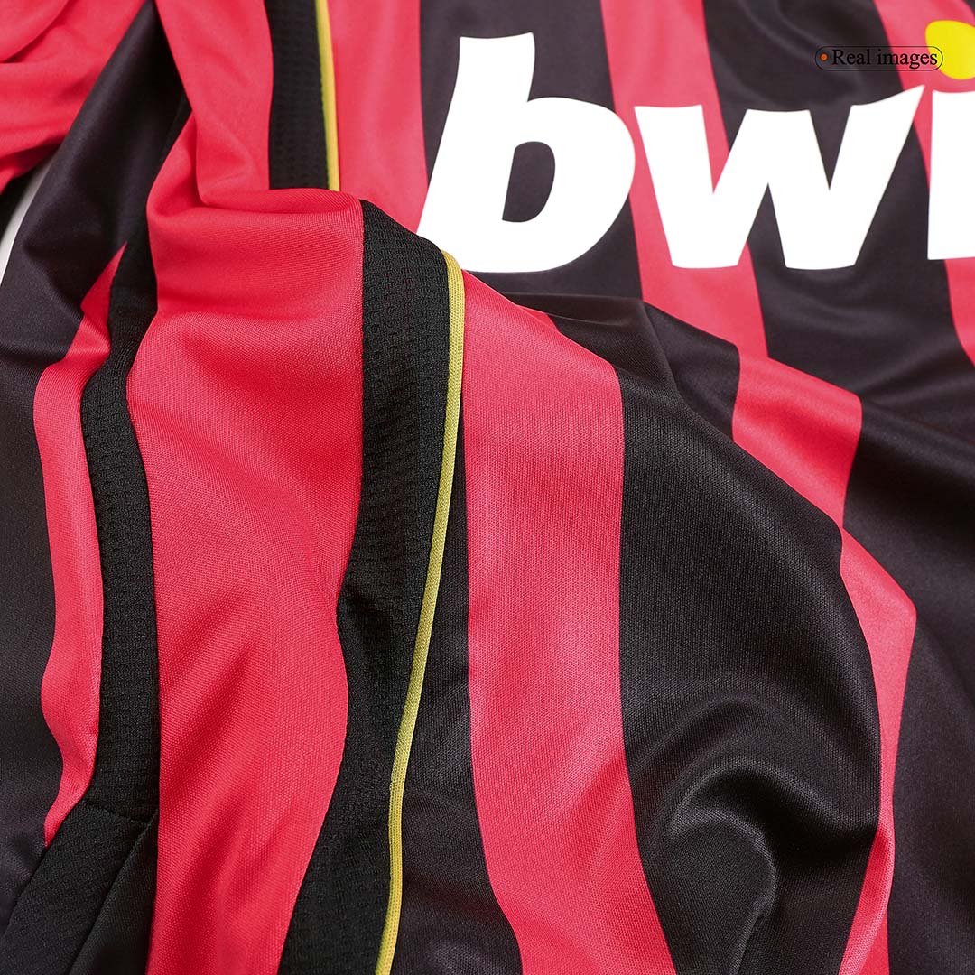 Retro AC Milan Thuisshirt Lange Mouwen 2006/07