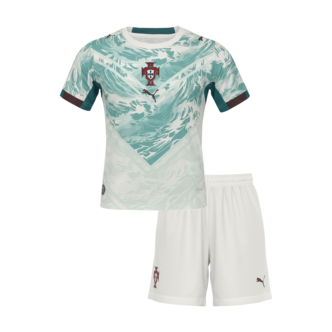 Portugal Uitshirt Tenue - WK 2026 Kinder Wit