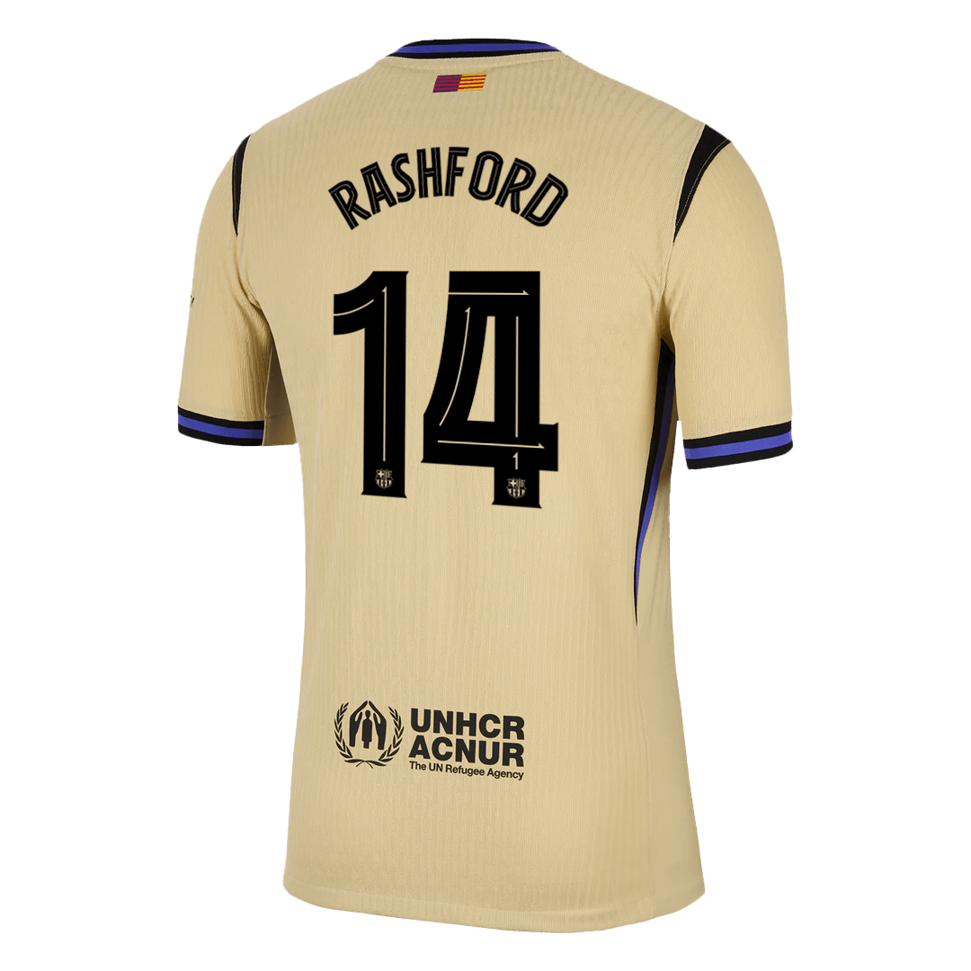 RASHFORD #14 Barcelona Uit Thuisshirt 2025/26 Authentiek - UCL