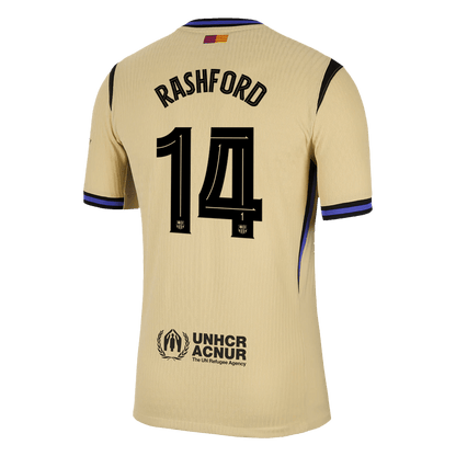RASHFORD #14 Barcelona Uit Thuisshirt 2025/26 Authentiek - UCL