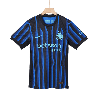 DUMFRIES #2 Inter Milan Thuisshirt 2025/26 Blauw&Zwart Authentiek