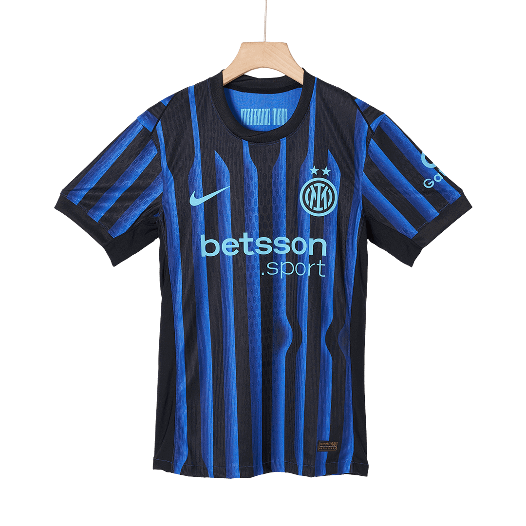 PAVARD #28 Inter Milan Thuisshirt 2025/26 Blauw&Zwart Authentiek