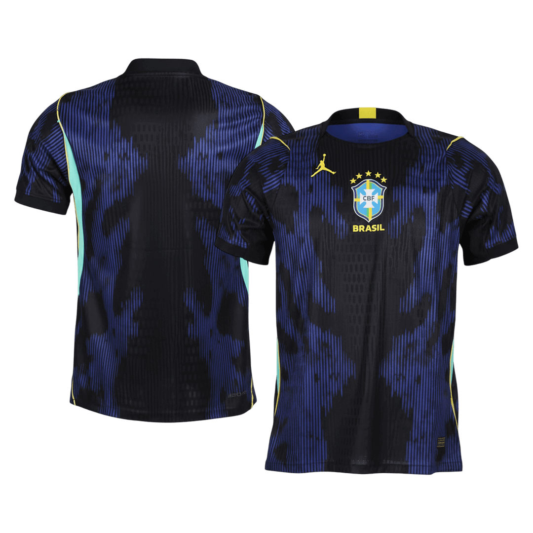 Brazilië Uitshirt - WK 2026 Marineblauw Speler