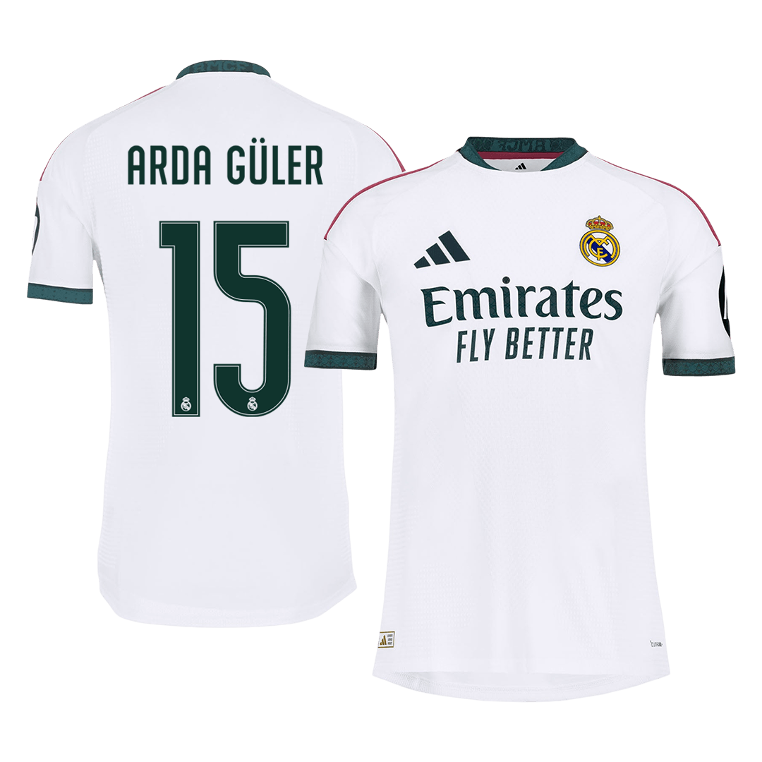 ARDA GÜLER #15 Real Madrid Domicile Maillot 2026/27 Blanc Joueur