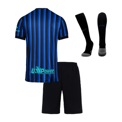 Inter Milan Thuistenue Kit 2025/26 Kinderen Blauw&Zwart