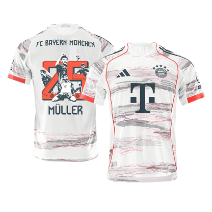 MÜLLER Speciaal #25 München Uitshirt 2025/26 Wit Speler