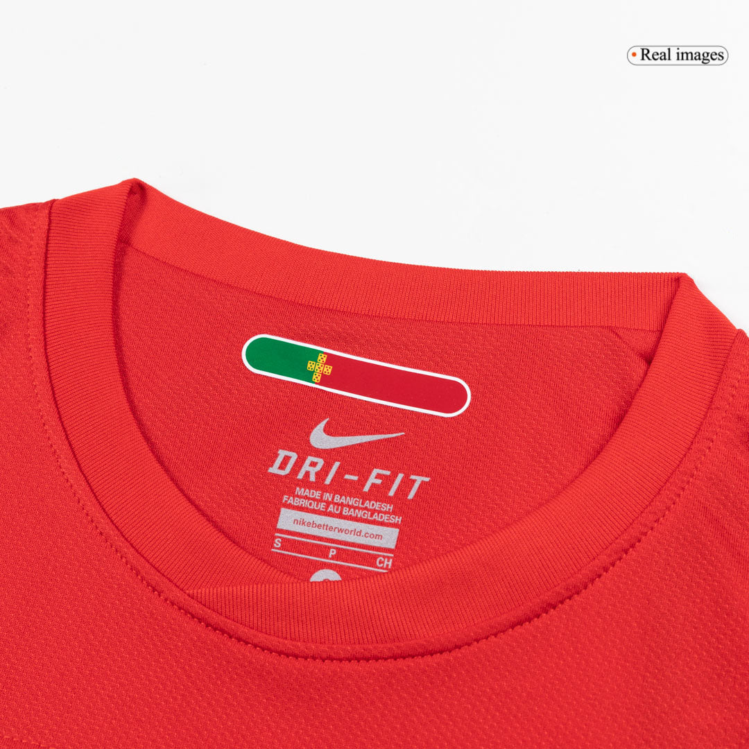 Retro Portugal Thuis Shirt 2010 Rood