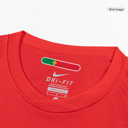Retro Portugal Thuis Shirt 2010 Rood