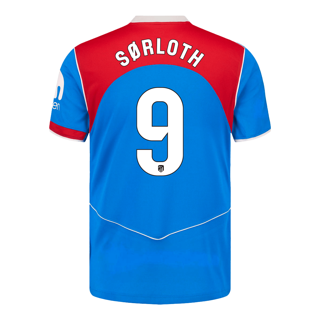 SØRLOTH #9 Atlético Derde Thuisshirt 2025/26 Blauw