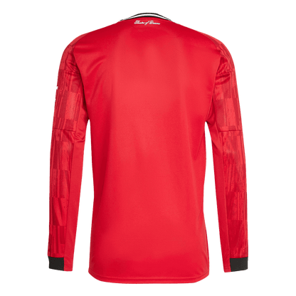 Manchester United Thuis Shirt Lange Mouwen 2025/26 Grote Maten