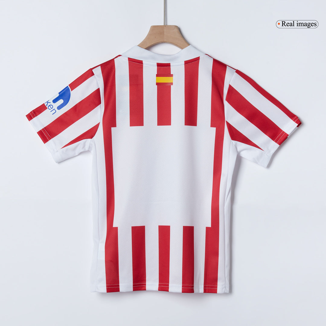 Atlético Thuisshirt Tenue 2025/26 Junior Rood&Wit