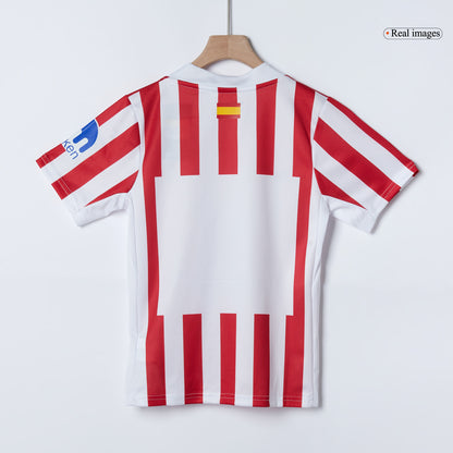 Atlético Thuisshirt Tenue 2025/26 Kinderen Rood&Wit