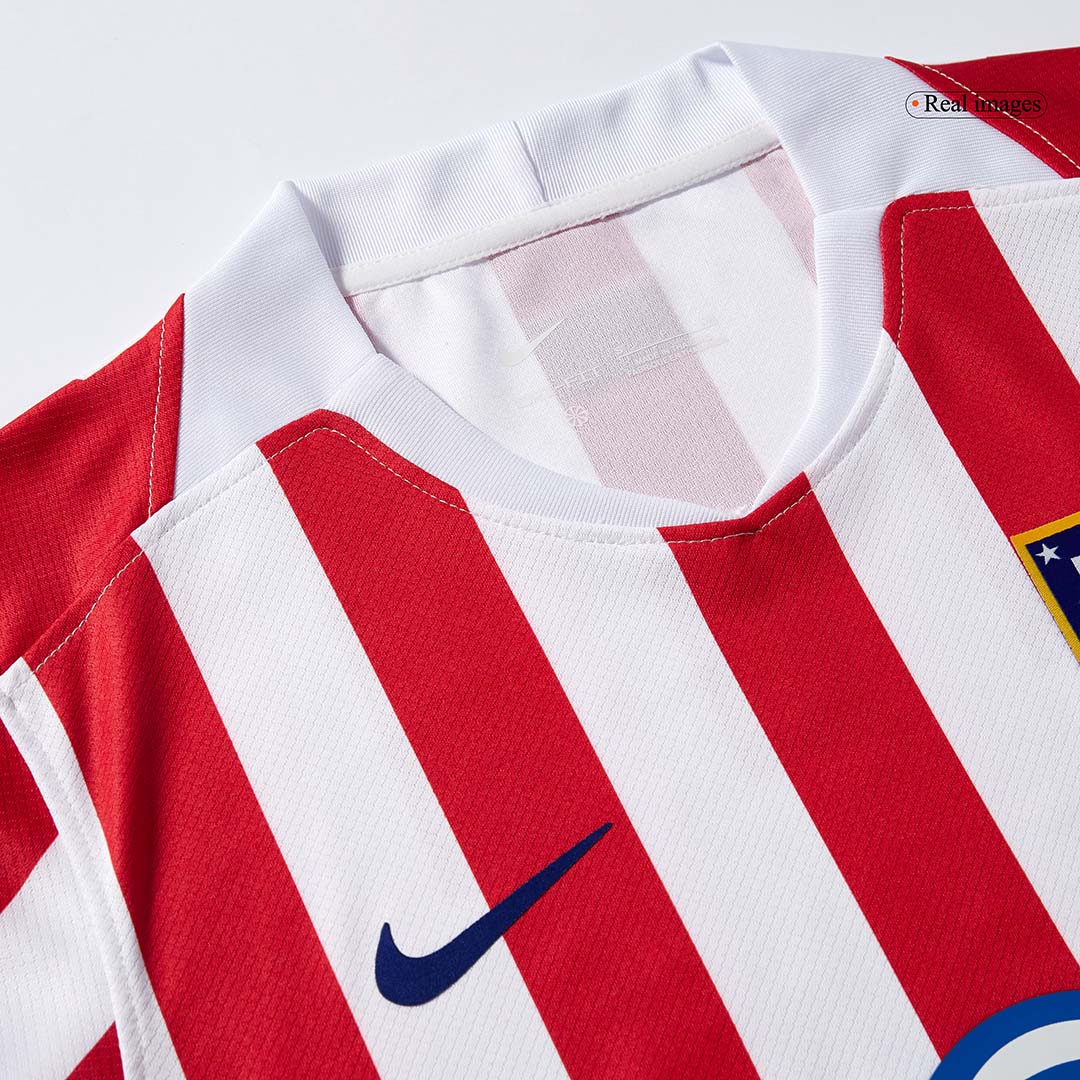 SØRLOTH #9 Atlético Thuisshirt 2025/26 Rood & Wit