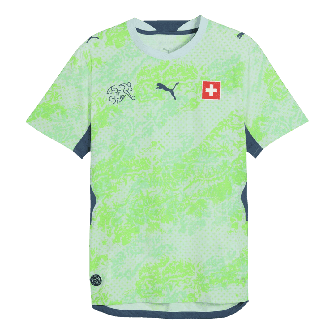 Suisse Extérieur Maillot - Coupe du Monde 2026 Vert Grande Taille
