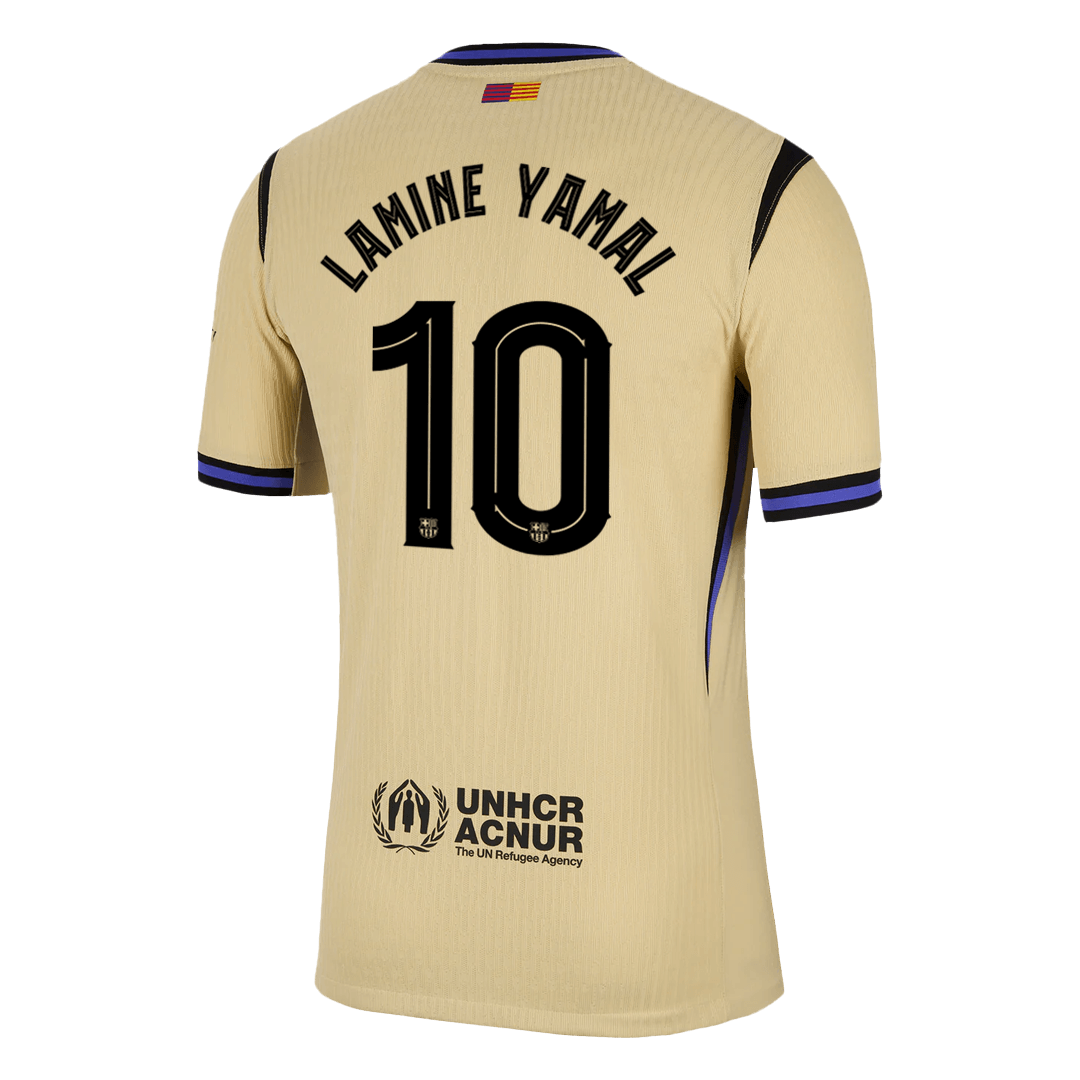 LAMINE YAMAL #10 Barcelona Uit Thuisshirt 2025/26 Authentiek - UCL