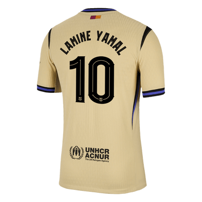 LAMINE YAMAL #10 Barcelona Uit Thuisshirt 2025/26 Authentiek - UCL