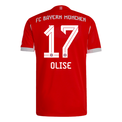 OLISE #17 München Thuis Thuisshirt 2025/26 Rood Speler