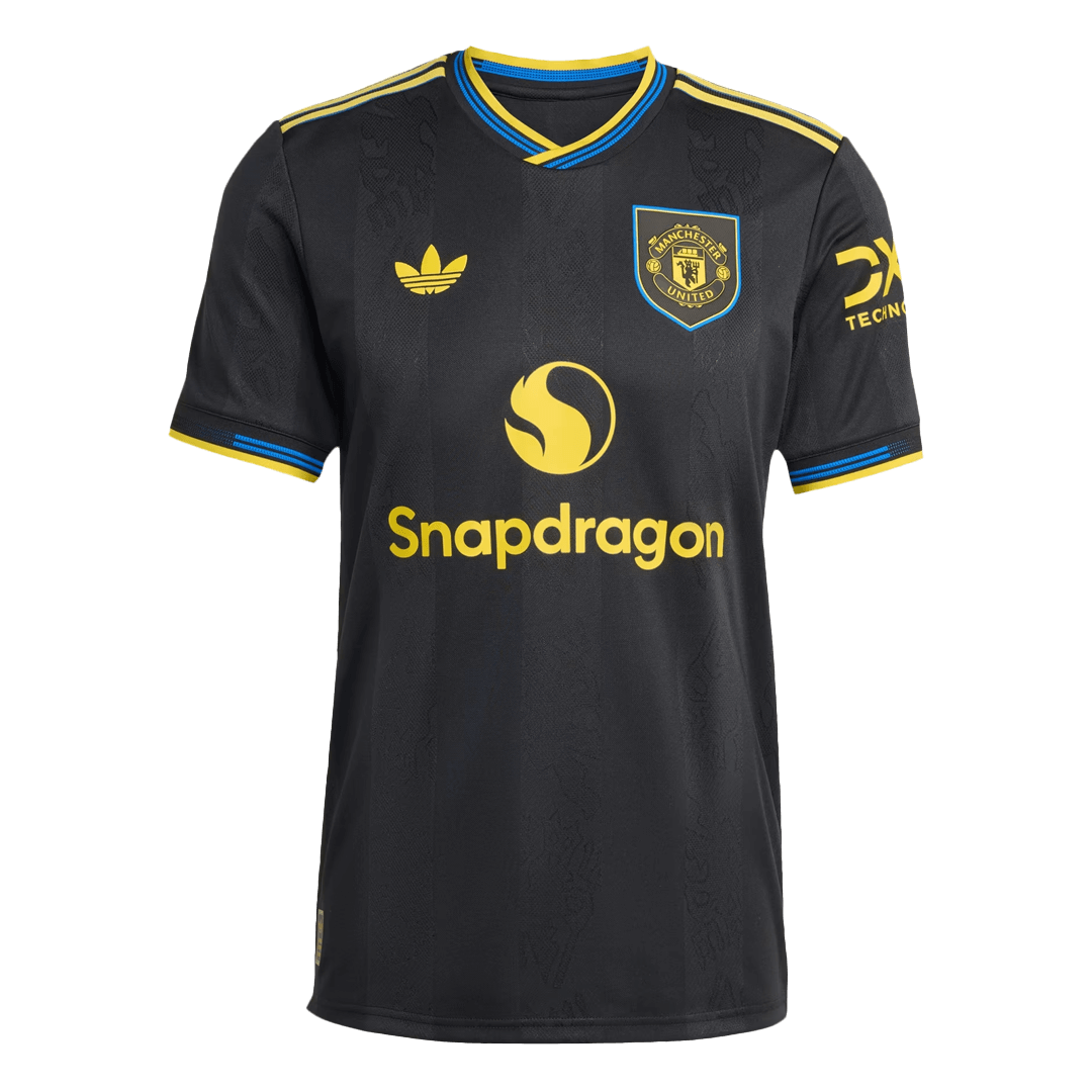 Manchester United Derde Shirt 2025/26 Zwart Authentiek