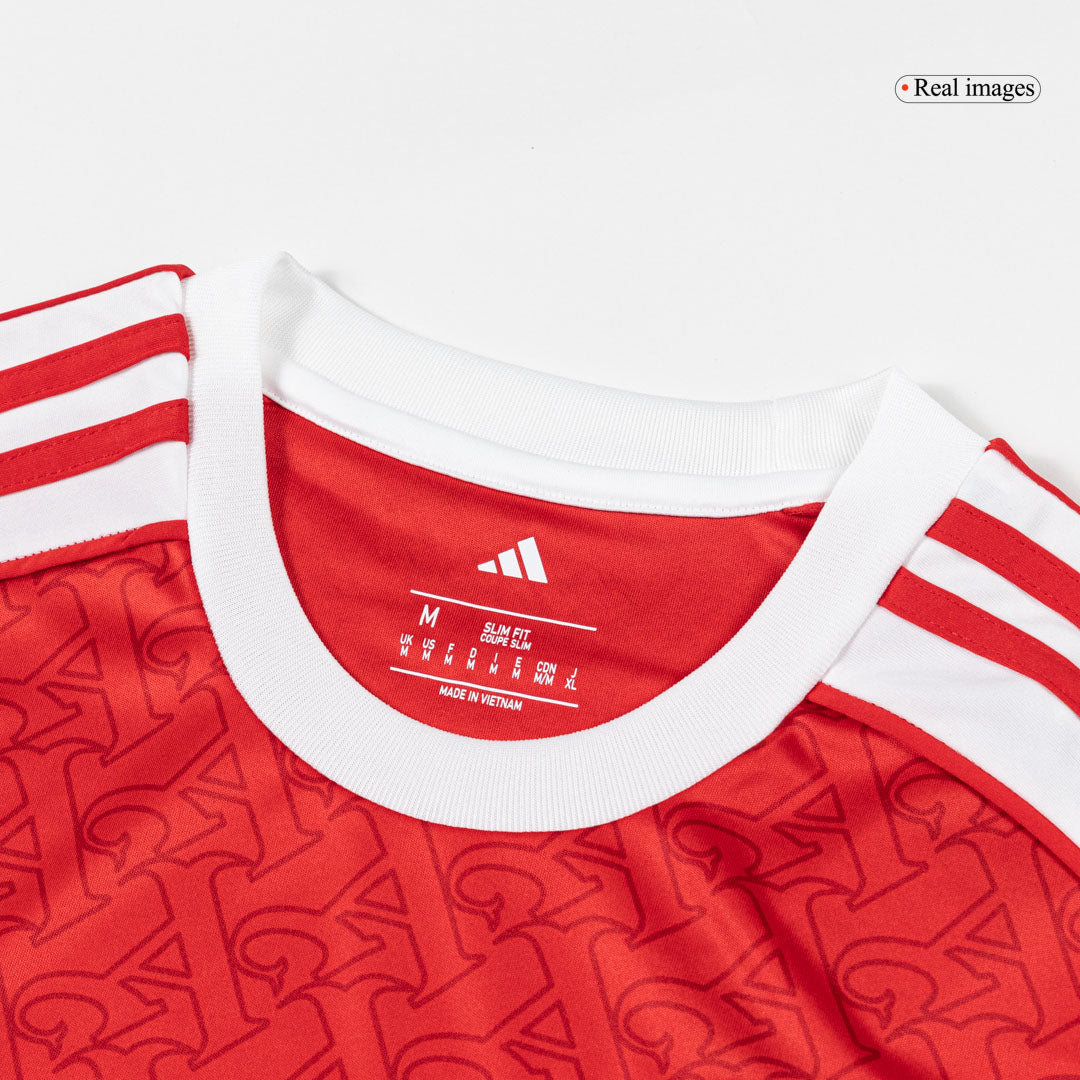 SALIBA #2 Arsenal Thuisshirt 2025/26 Rood - Super