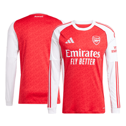 Arsenal Thuisshirt Lange Mouwen 2025/26 Grote Maten