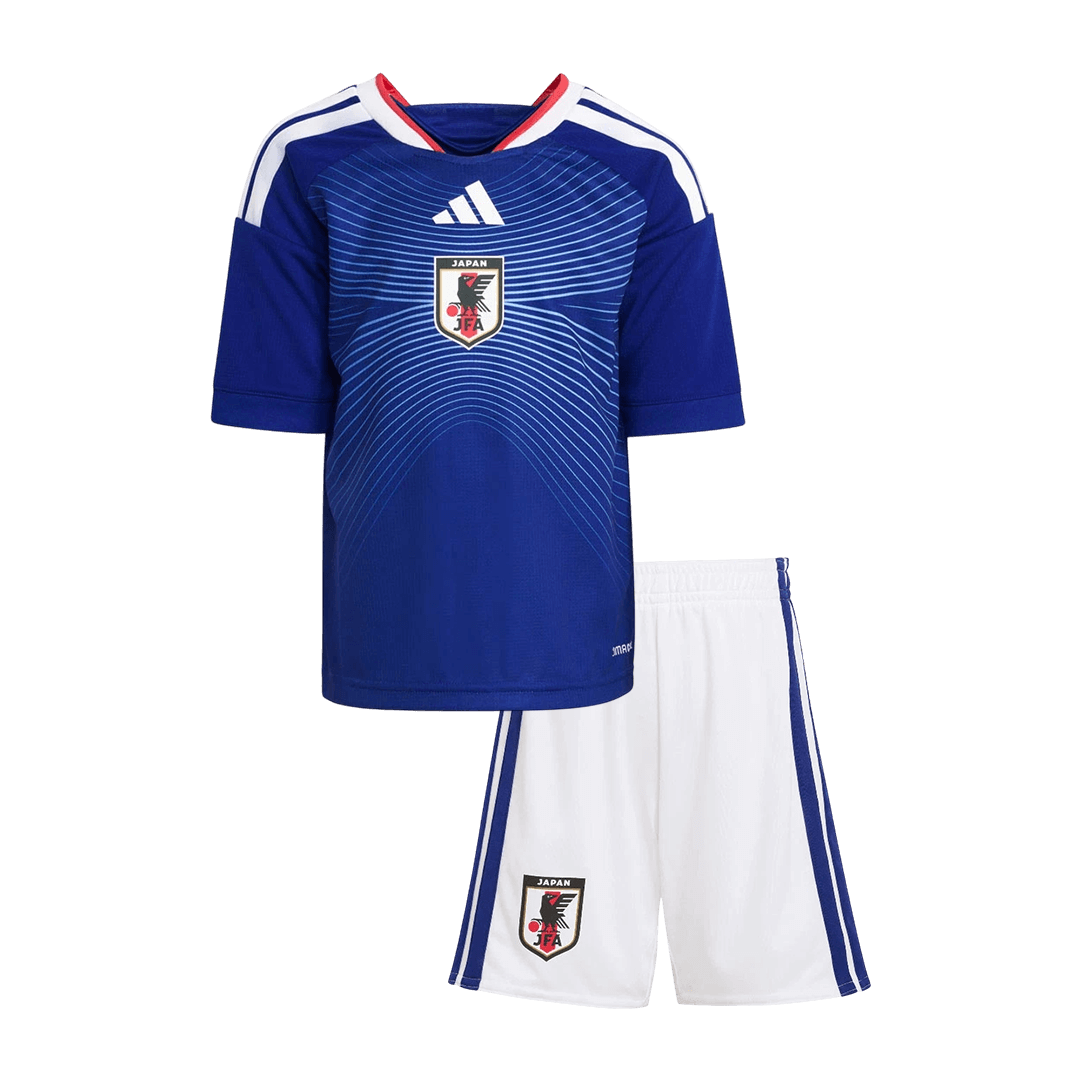 Japan Thuisshirt Kit Wereldbeker 2026 Kind Marineblauw