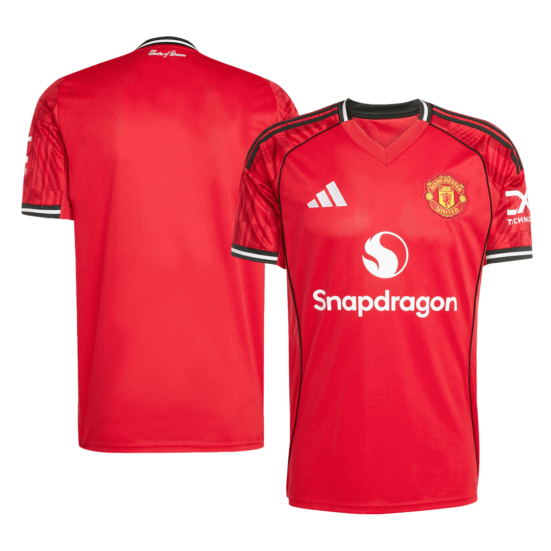 Manchester United Thuisshirt 2025/26 Grote Maten