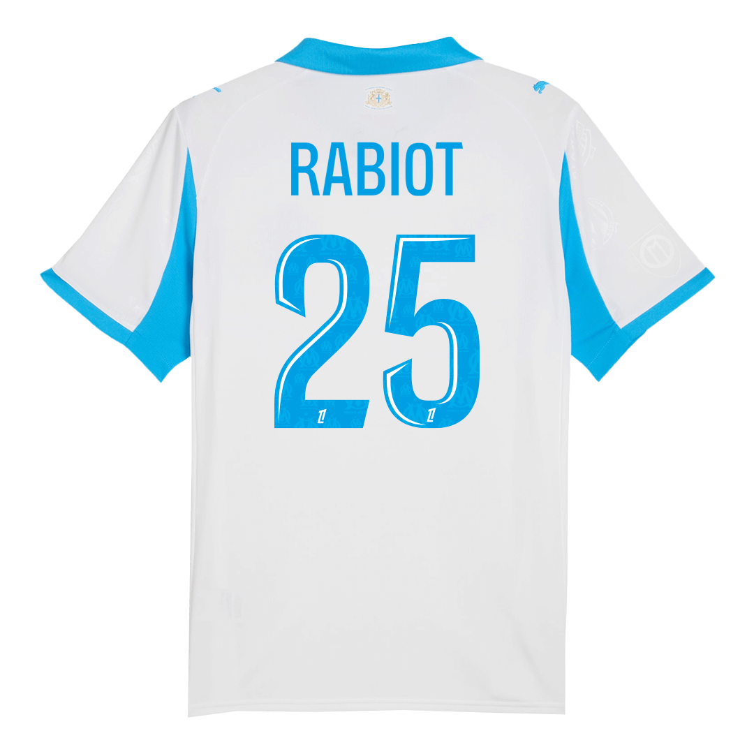 RABIOT #25 Olympique de Marseille Thuisshirt 2025/26 Wit