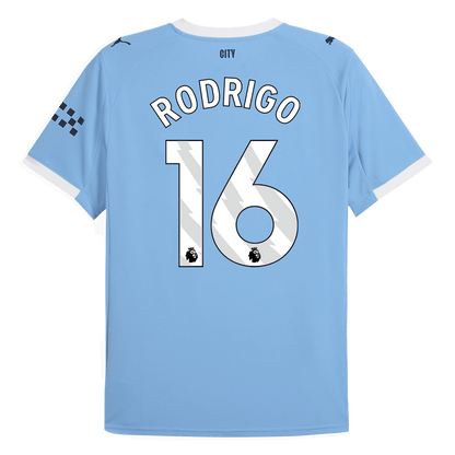 RODRIGO #16 Manchester City Thuisshirt 2025/26 Grote Maten