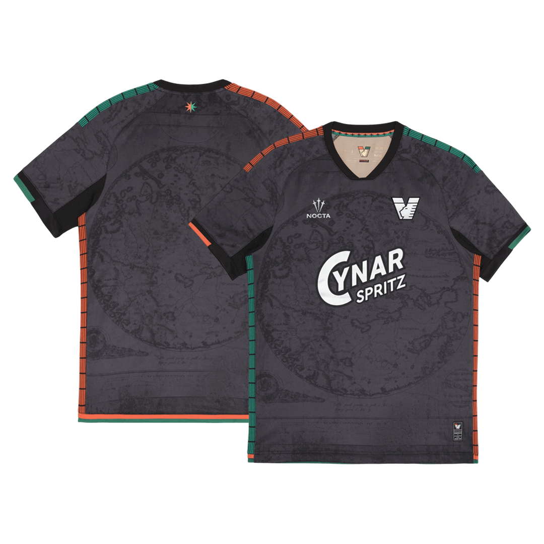 Venezia FC Thuis Shirt 2025/26 Zwart Grote Maat