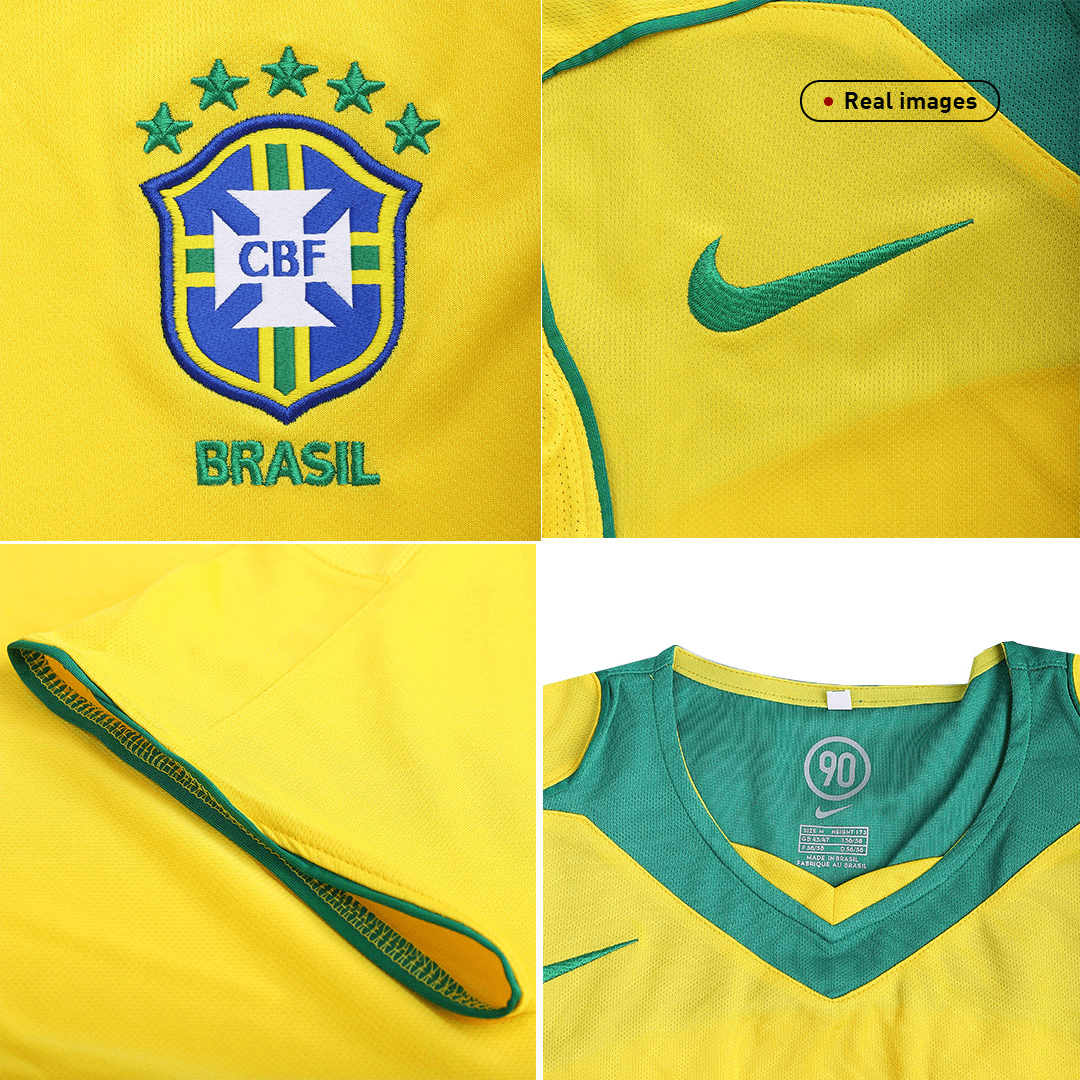 Retro Brazilië Thuis Shirt 2004