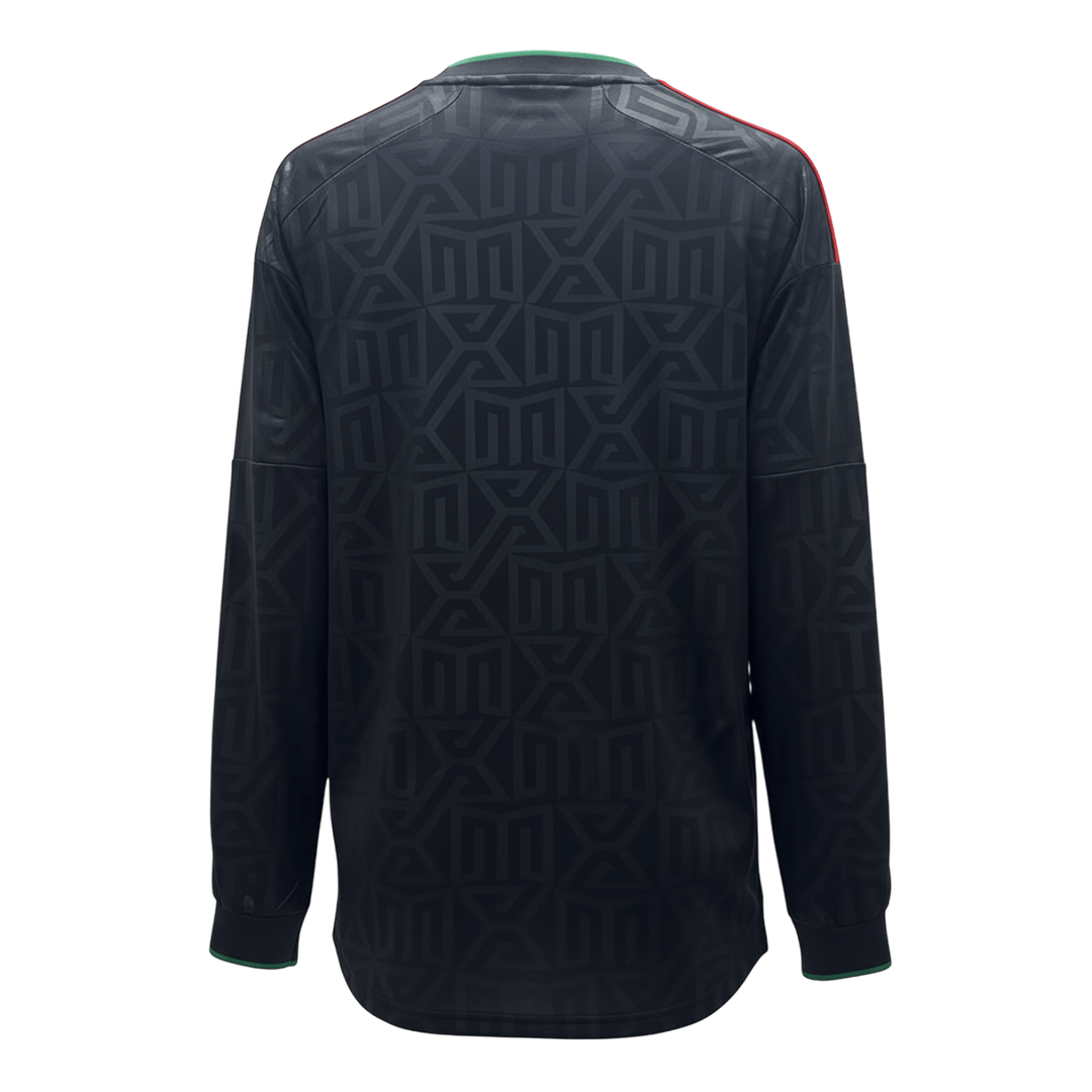 Mexico Shirt Lange Mouwen - Wereldbeker 2026 Zwart